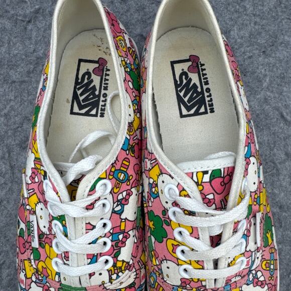 Vans Pink Hello Kitty Lace Up Skateboard Sneaker Unisex Women 8 / Men 6.5 - Picture 7 of 8